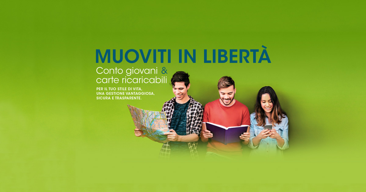 Conto corrente per Giovani - Banca Prealpi SanBiagio